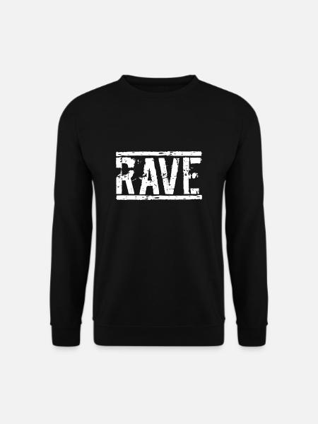 Rave techno - Sweat-shirt Unisexe - noir