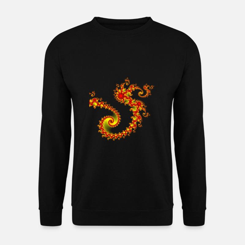 Mandelbrot 4 - Unisex Pullover - Schwarz