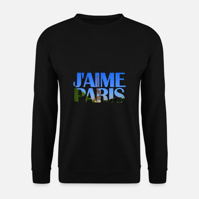 J'aime Paris - Unisex Pullover - Schwarz