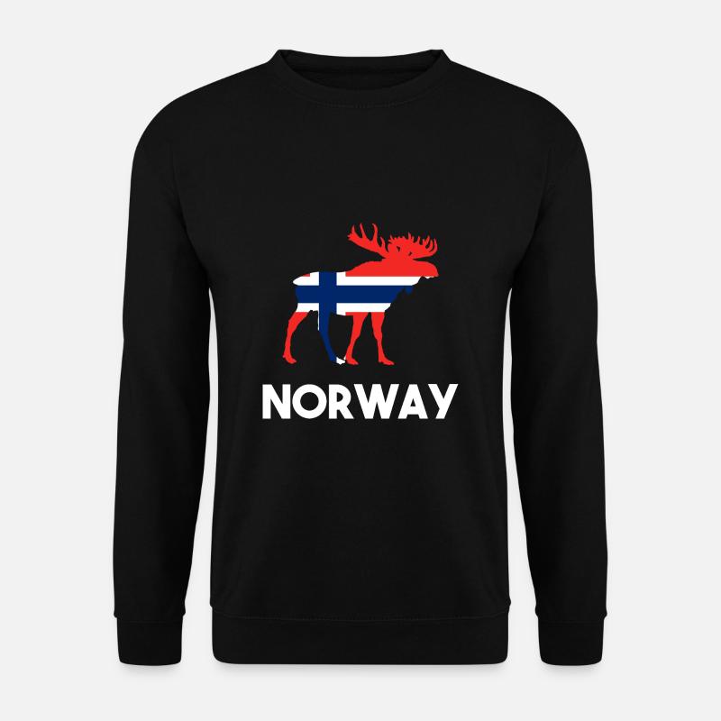Drapeau de la Norvège - Sweat-shirt Unisexe - noir