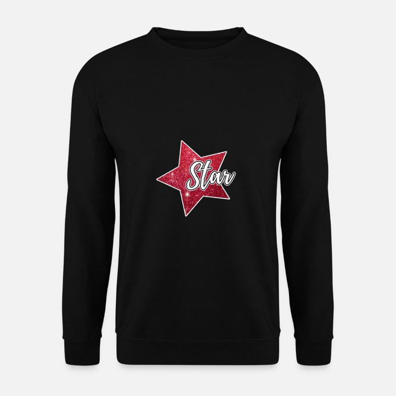 star - Unisex Sweatshirt - black