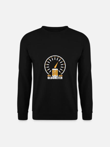 Oldometer, Altersanzeiger - Unisex Pullover - Schwarz