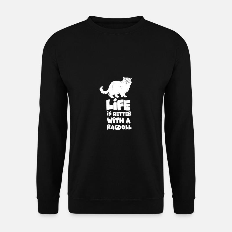 Ragdoll Katzen - Unisex Pullover - Schwarz