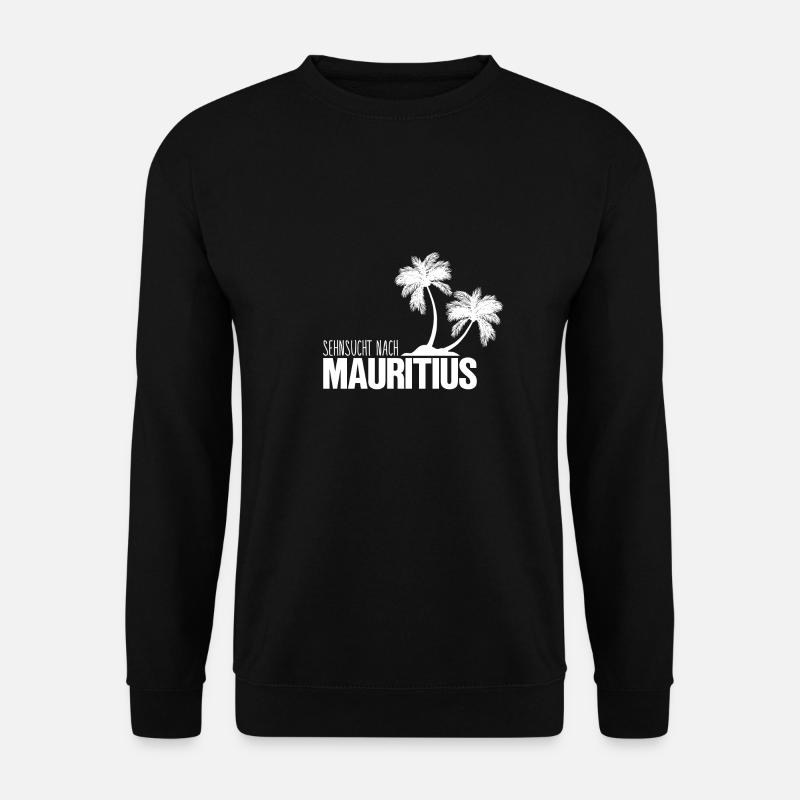 Sehnsucht nach Mauritius Insel Liebe Geschenk - Unisex Pullover - Schwarz