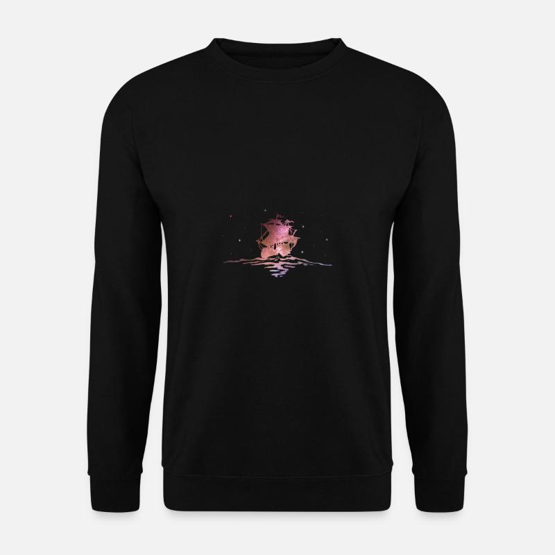 Segelschiff - Unisex Pullover - Schwarz