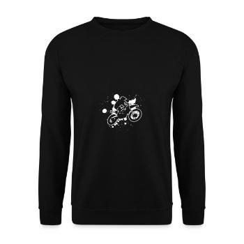 Enduro - Sweat-shirt Unisexe - noir - Devant - Alina (178cm) & Michal (187cm)