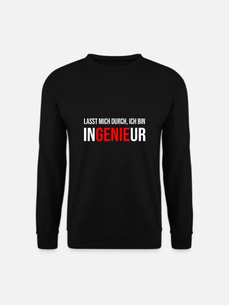 Ingenieur Genie - Unisex Pullover - Schwarz
