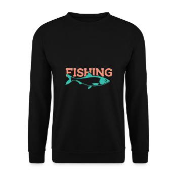 Angel Father and Son - Unisex Sweatshirt - black - Front - Alina (178cm) & Michal (187cm)