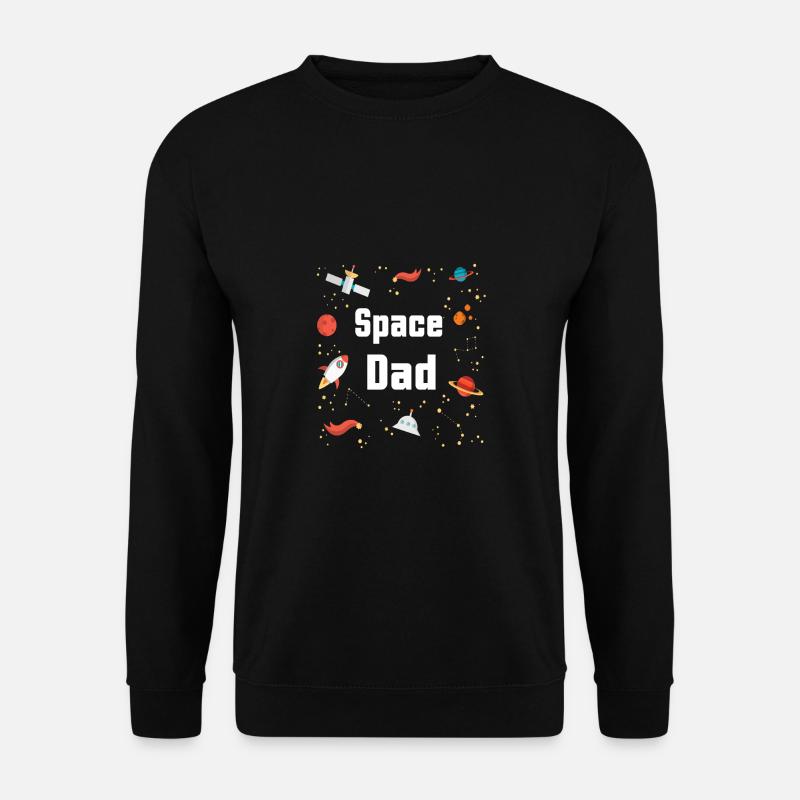 Papa de l'espace - Sweat-shirt Unisexe - noir