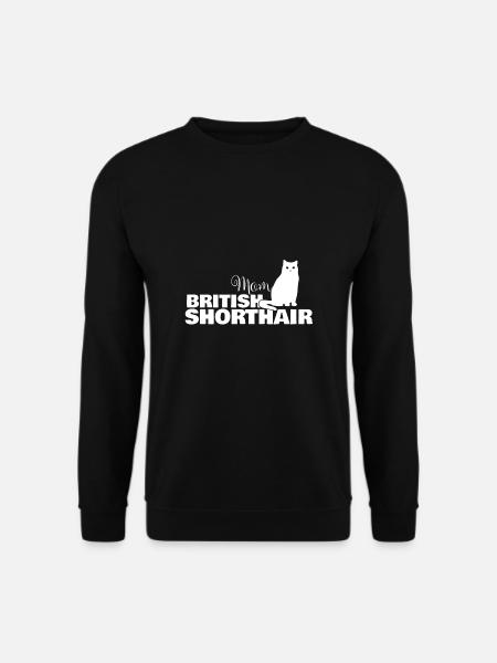 Britisch Kurzhaar Katze Mama Mom - Unisex Pullover - Schwarz