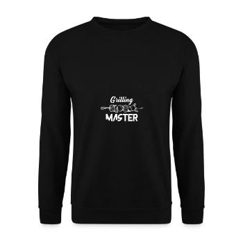 Grill Maître - Sweat-shirt Unisexe - noir - Devant - Alina (178cm) & Michal (187cm)