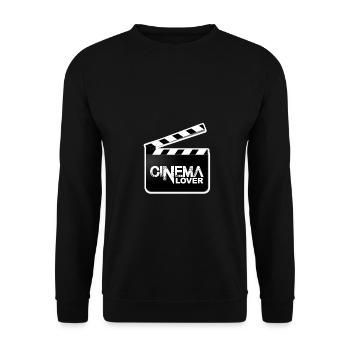 Cinema Lover - Unisex Sweatshirt - black - Front - Alina (178cm) & Michal (187cm)