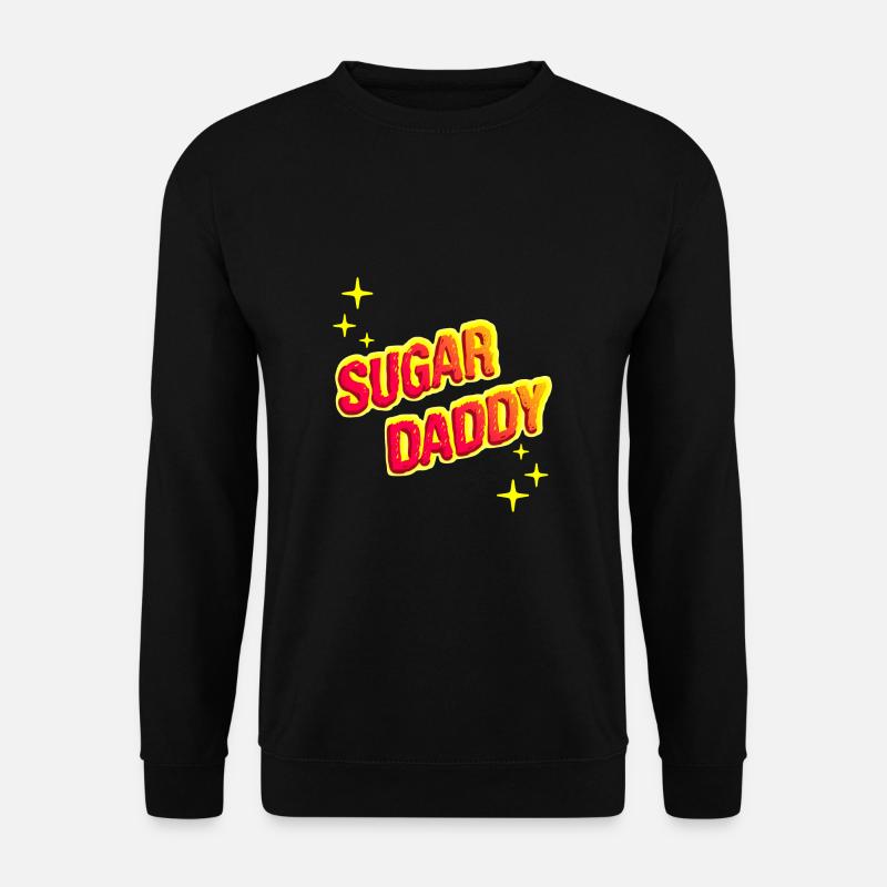 Sugar Daddy - pink, gift - Unisex Sweatshirt - black