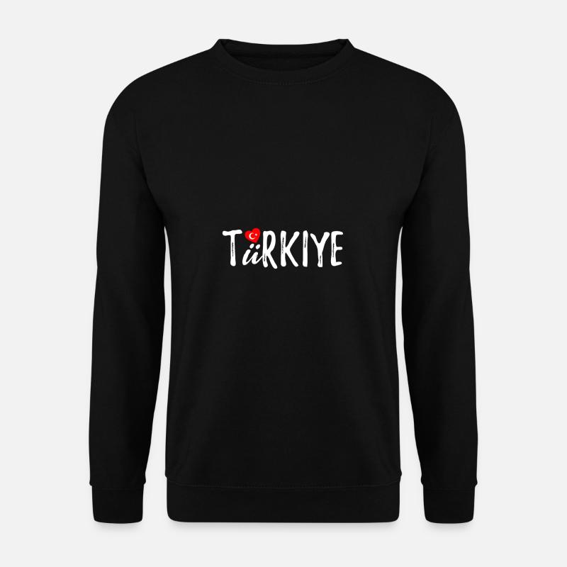 Türkiye - Unisex Pullover - Schwarz