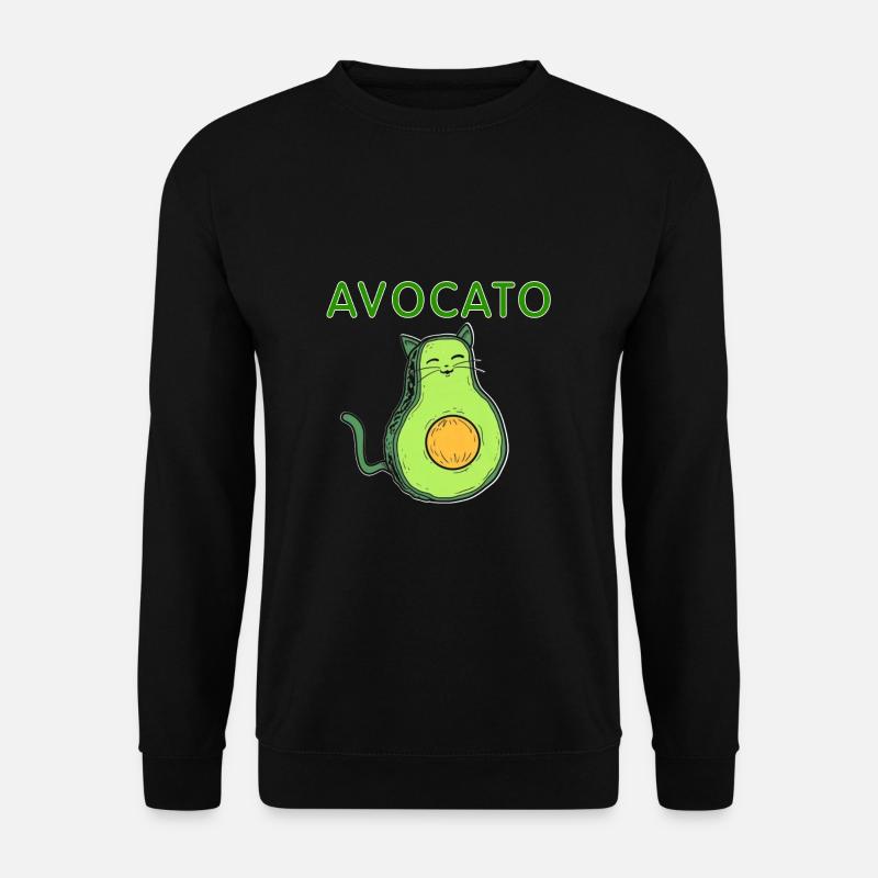 Avocato - Unisex Pullover - Schwarz
