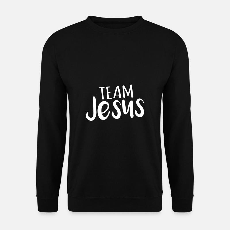 team jesus Christus - Unisex Pullover - Schwarz