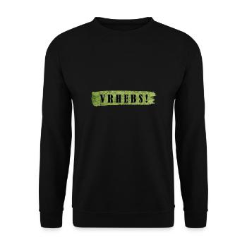 vrhebs! - Unisex Pullover - Schwarz - Vorne - Alina (178cm) & Michal (187cm)
