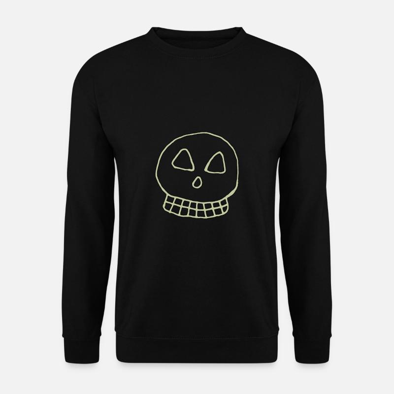 Totenkopf Schädel - Unisex Pullover - Schwarz