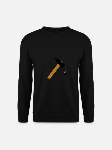 Hammer and nail - Unisex Sweatshirt - black