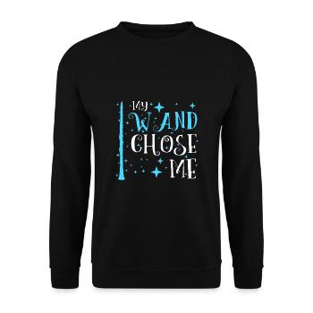 Clarinet woodwind music clarinetist gift - Unisex Sweatshirt - black - Front - Alina (178cm) & Michal (187cm)