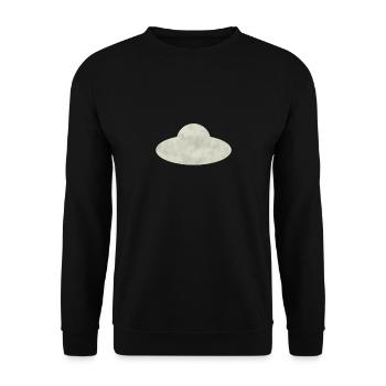 OVNI - Sweat-shirt Unisexe - noir - Devant - Alina (178cm) & Michal (187cm)