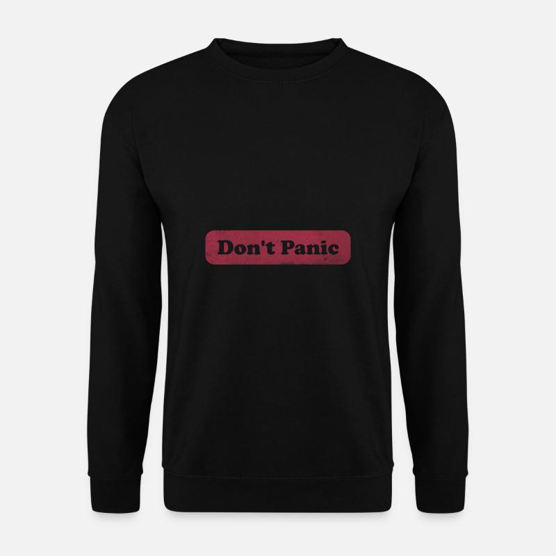Do not Panic - Hitchhiker - Unisex Sweatshirt - black