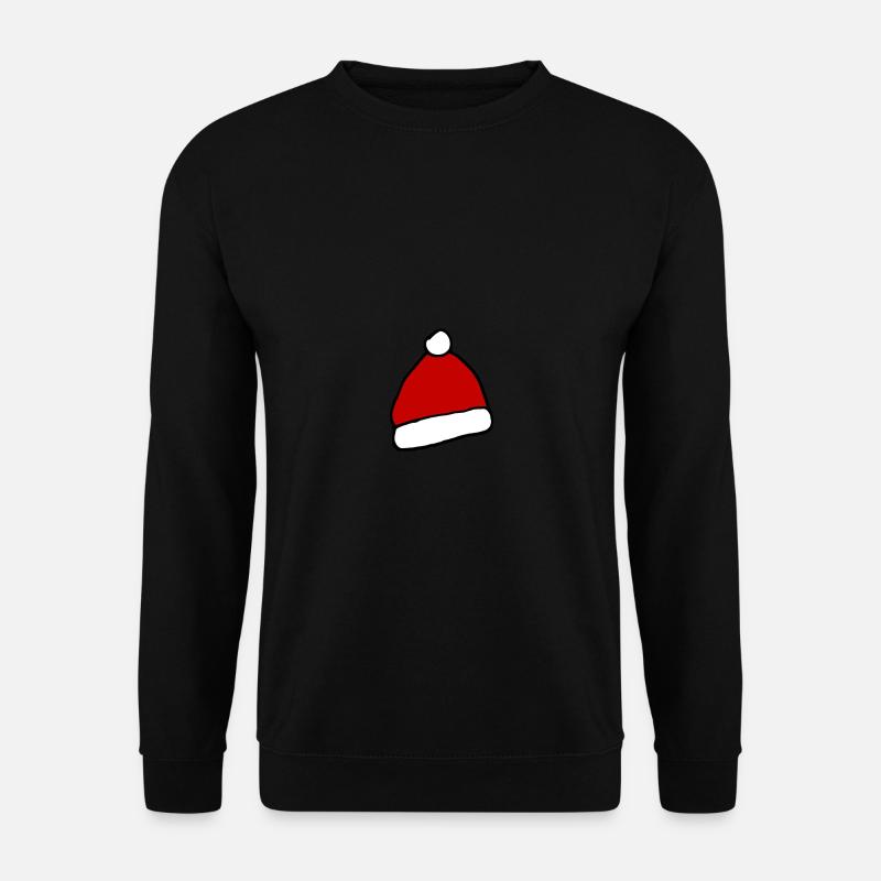 Santa hat gift - Unisex Sweatshirt - black