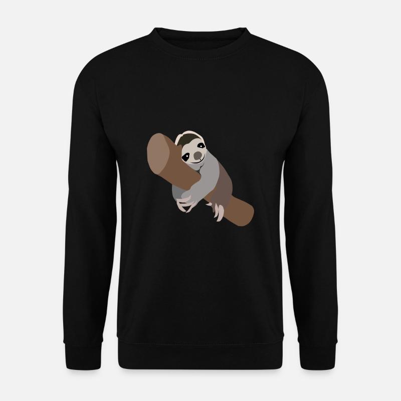Faultier - Unisex Pullover - Schwarz