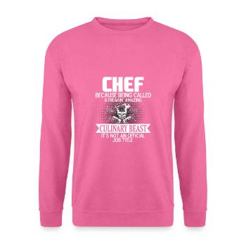 cook - Unisex Sweatshirt - pink - Front