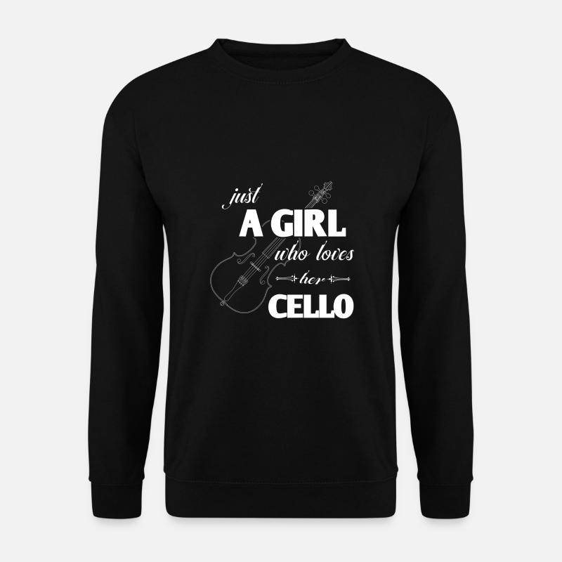 violoncelle - Sweat-shirt Unisexe - noir