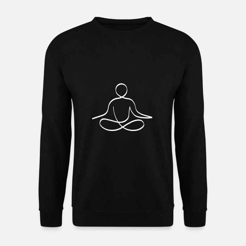 One line man knows - Unisex Sweatshirt - black