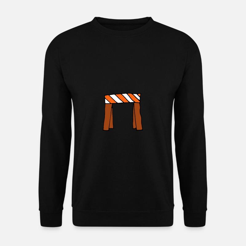 Sperrung Baustelle - Unisex Pullover - Schwarz
