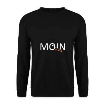 Möve Moin w o b - Unisex Pullover - Schwarz - Vorne - Alina (178cm) & Michal (187cm)