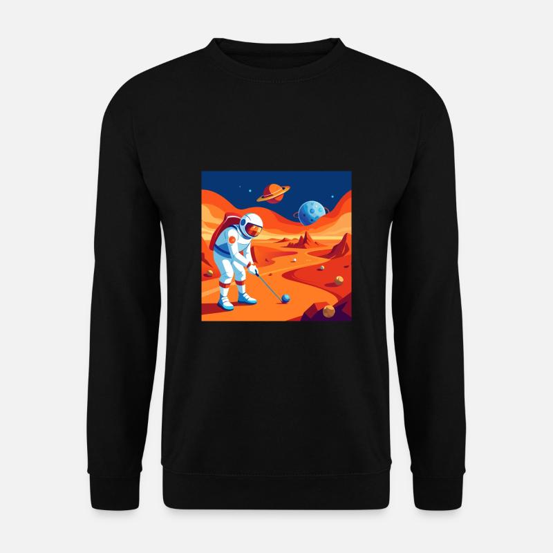 Galactic Golfer: Exoplanet Experience - Unisex Sweatshirt - black