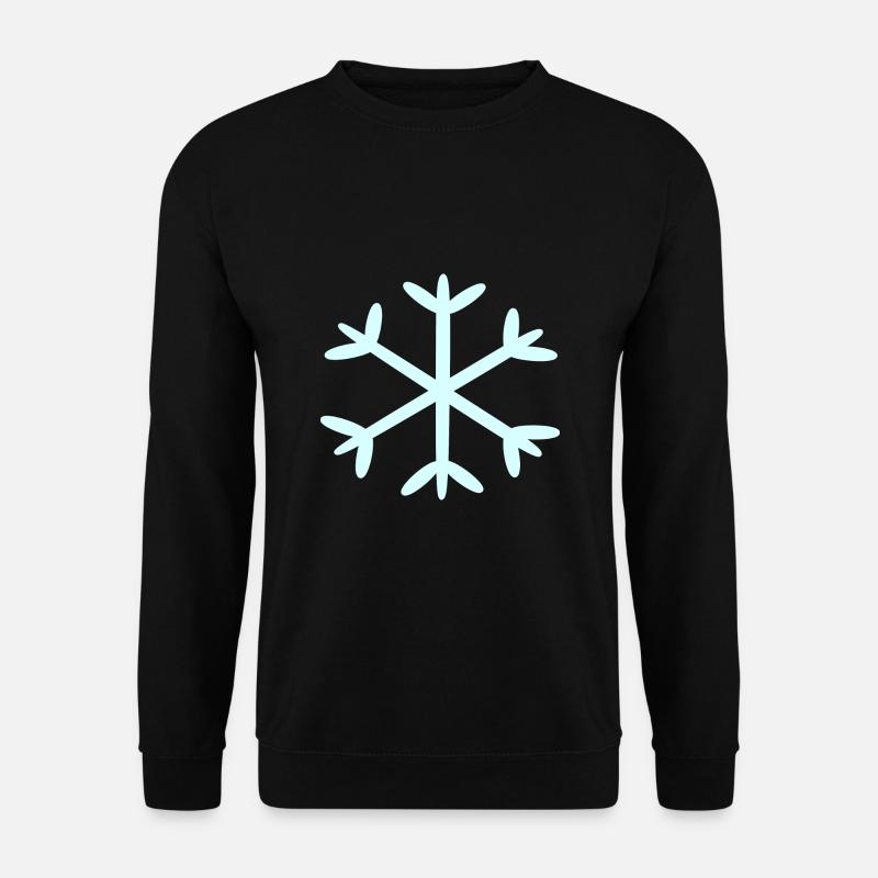 Snowflake Snow Snowflakes Christmas - Unisex Sweatshirt - black