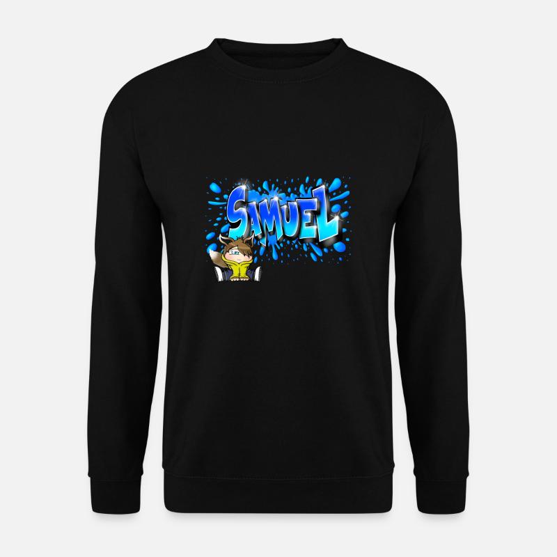 Graffiti Samuel Printable - Unisex Sweatshirt - black