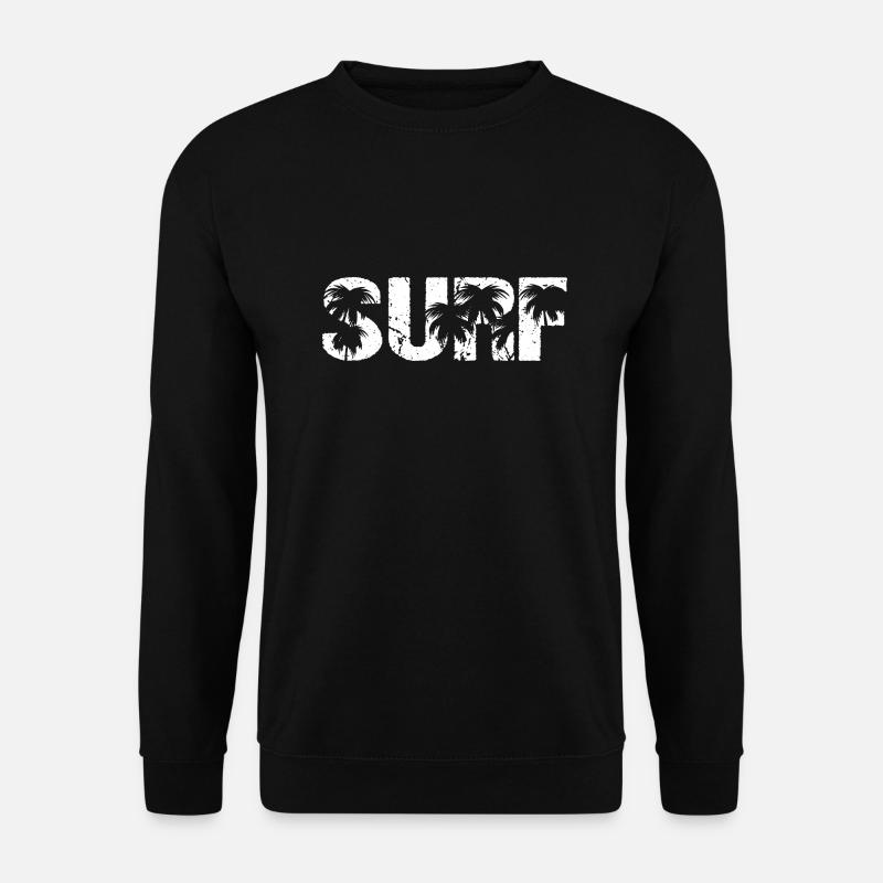 Surf Palm Surfer Surfers - Sweat-shirt Unisexe - noir