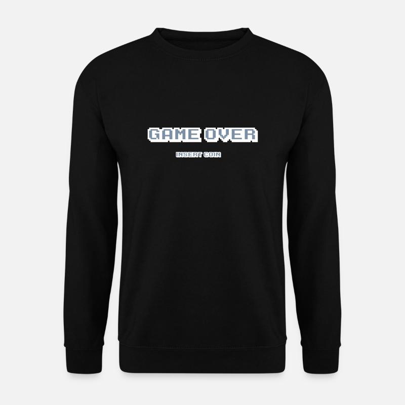 Game over insert coin - Unisex Sweatshirt - black