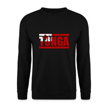 Tonga - Sweat-shirt Unisexe - noir - Devant - Alina (178cm) & Michal (187cm)
