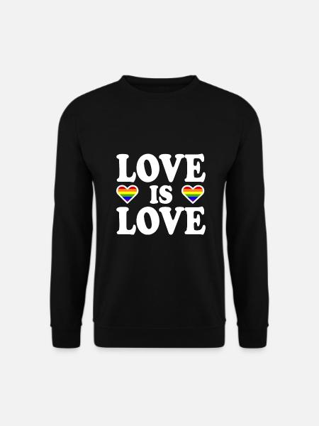 Love is love - Unisex Sweatshirt - black