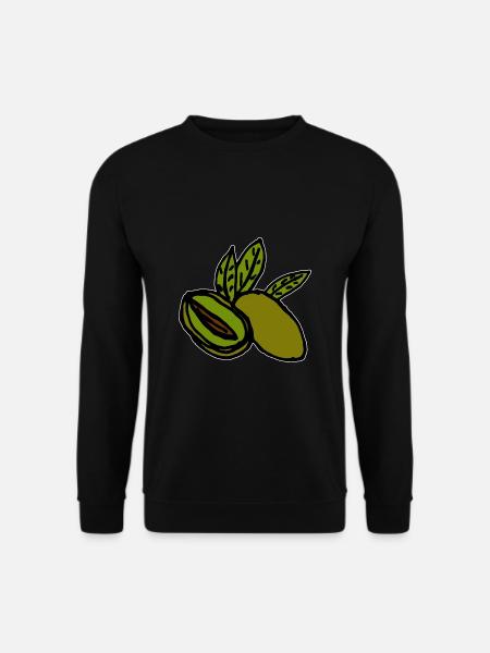 Oliven mediterran - Unisex Pullover - Schwarz
