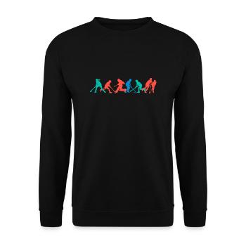 Hockey Kids Spring - Sweat-shirt Unisexe - noir - Devant - Alina (178cm) & Michal (187cm)