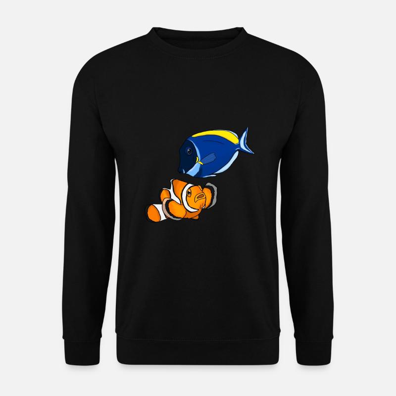 Fische - Unisex Pullover - Schwarz