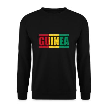 Guinée - Sweat-shirt Unisexe - noir - Devant - Alina (178cm) & Michal (187cm)