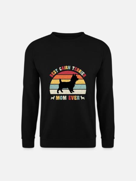 Best Cairn Terrier Mom ever dog lovers retro - Unisex Pullover - Schwarz