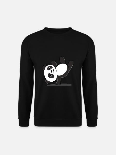 Panda Handstand - Unisex Sweatshirt - black