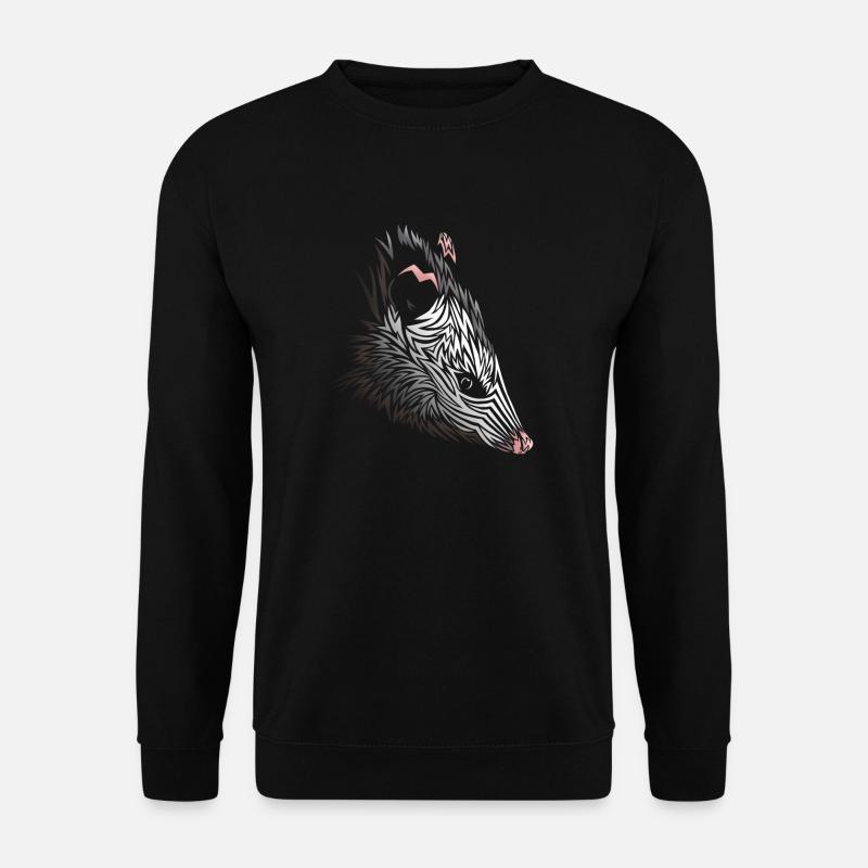 Tribal Opossum - Unisex Pullover - Schwarz