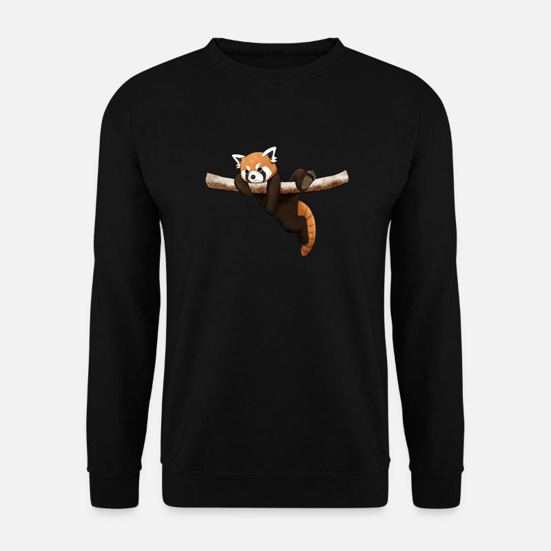 HimalajaKatzenbär oder Styans Kleiner Panda - Unisex Pullover - Schwarz