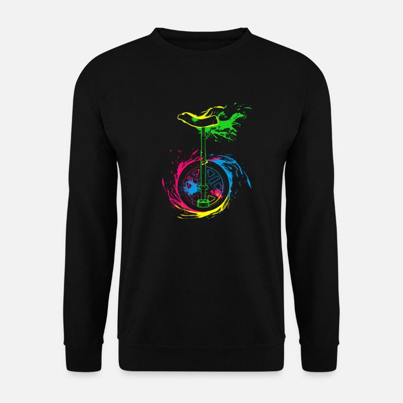 Splash Unicycle - Unisex Sweatshirt - black