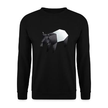 Tapir - Unisex Pullover - Schwarz - Vorne - Alina (178cm) & Michal (187cm)